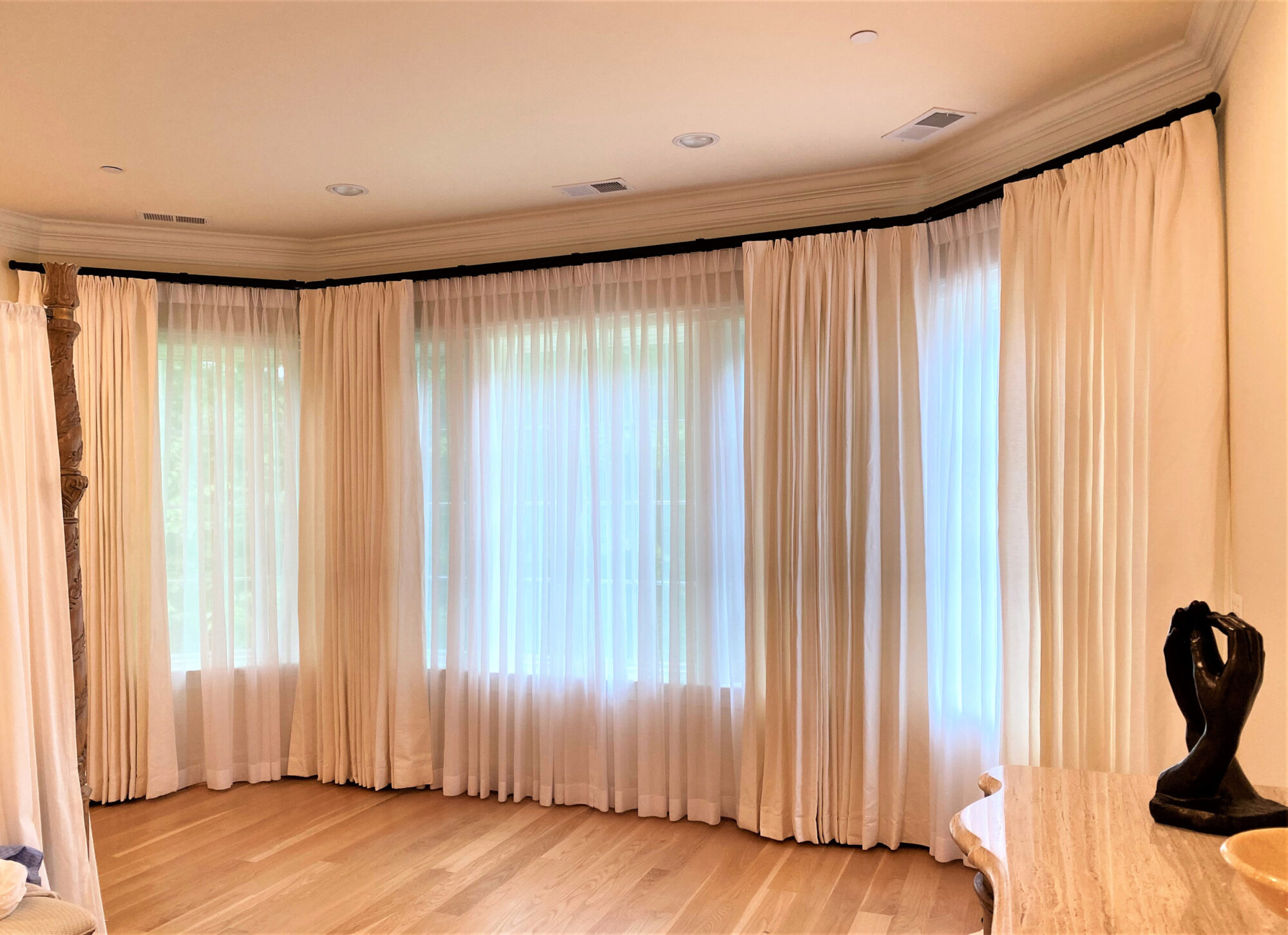 Pinch Pleated Sheer Panels