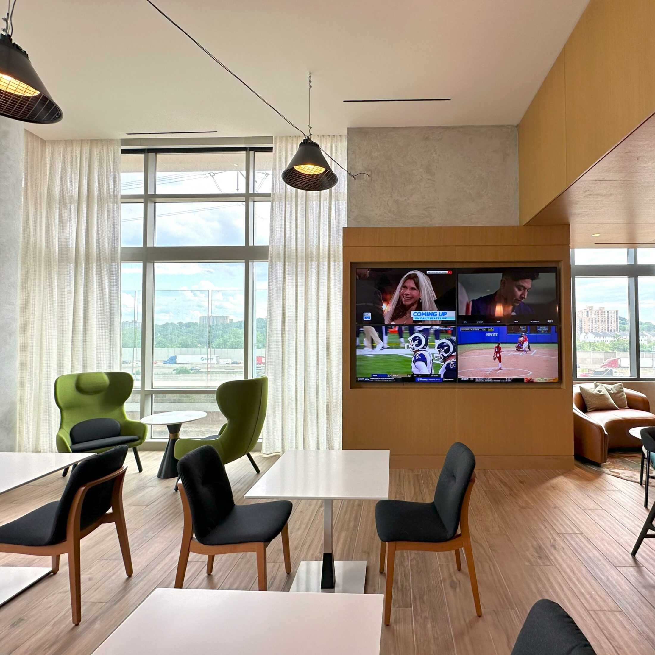 Club Room Sheer Panels